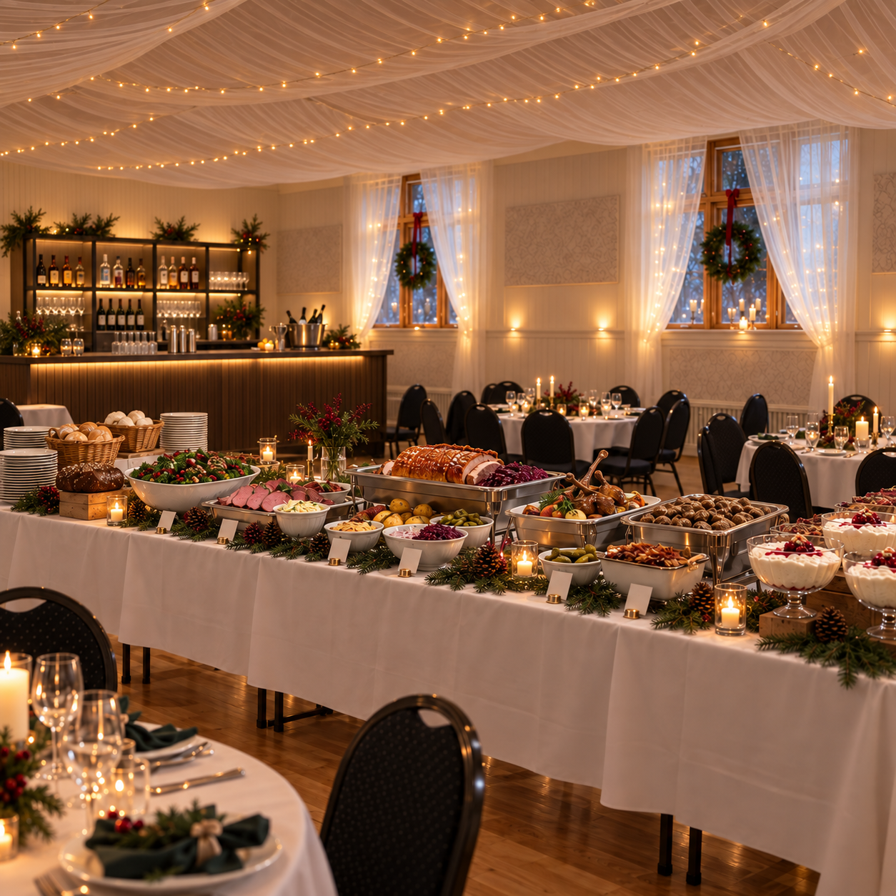 Julefest med gæster i Ramsømagle Forsamlingshus